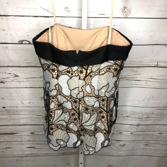 BCBG Maxazria lace strapless top size M - Picture 2 of 8